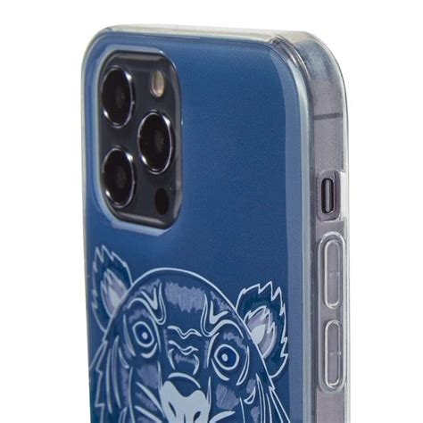 Kenzo Tiger Logo Iphone Pro Case In Sapphire Kenzo