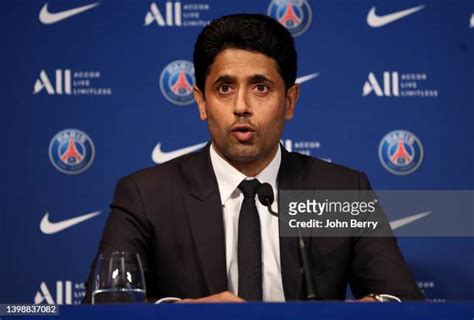 President Of Psg Nasser Al Khelaifi Photos And Premium High Res