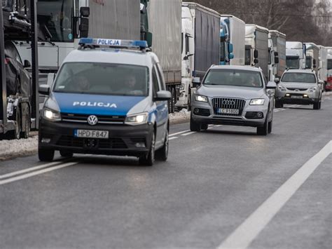 Protest na granicy Policja podjęła interwencję