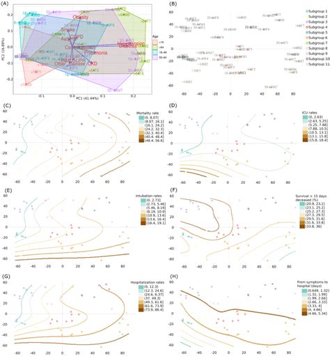 Principal Component Analysis Pca Of The 56 Age Sex Clusters