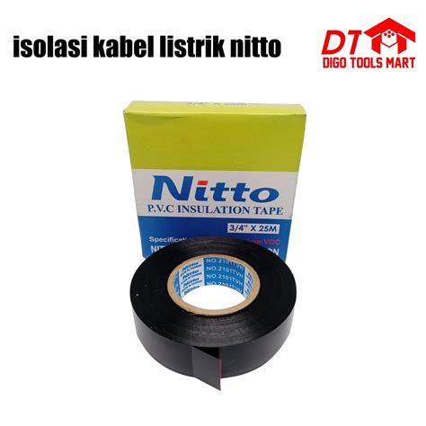 Jual Isolasi Kabel Listrik Nitto 3 4x25m Shopee Indonesia