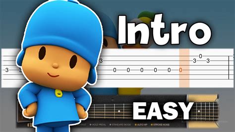 Pocoyo - Intro Theme Song - EASY Guitar tutorial Acordes - Chordify