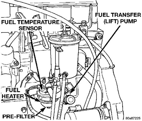 Dodge 2500 Pickup Diesel Qanda Fuel System Diagram And Lift Pump Justanswer