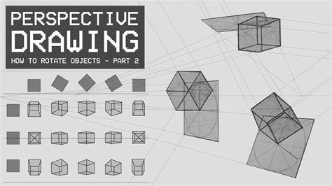 Perspective Drawing How To Rotate Objects In Perspective Part