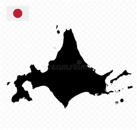 Hokkaido Map. Map of Japan Prefecture Stock Vector - Illustration of ...