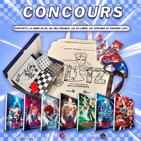 Animeo News 🉐 On Twitter 🎁concours🎁 Remporte La Série Blitz Un Jeu Déchecs Un Ex Libris Un