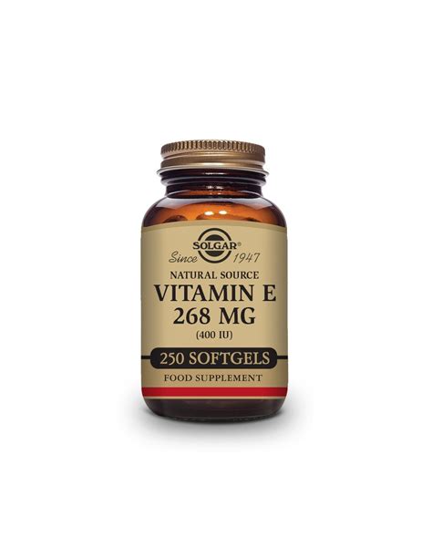 Comprar Solgar Vitamina E 400Iu 268Mg 250 Perlas A Precio De Oferta