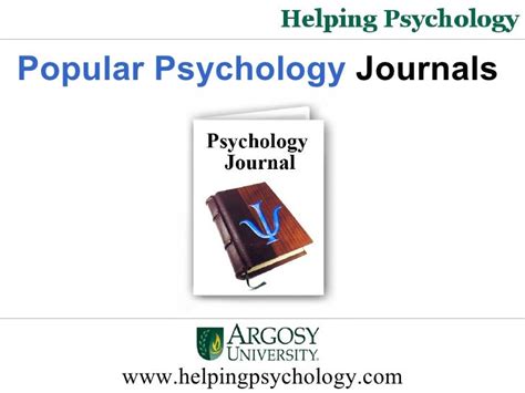 Popular Psychology Journals