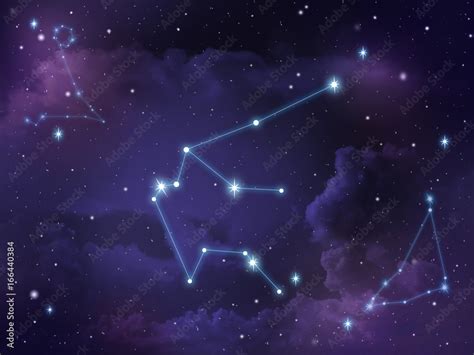 Aquarius constellation star Zodiac Stock Illustration | Adobe Stock