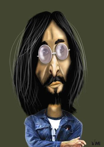 John Lennon By Vlado Mach Famous People Cartoon TOONPOOL Lustige