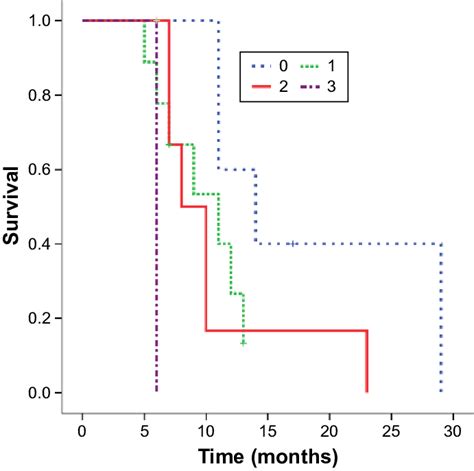 Kaplan Meier Survivor Curve Comparing Overall Survival Among Patients