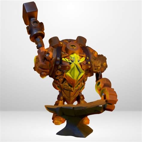 Hot Goblin ストーンドワーフ コンストラクト 鍛冶 ミニチュア ホットゴブリン