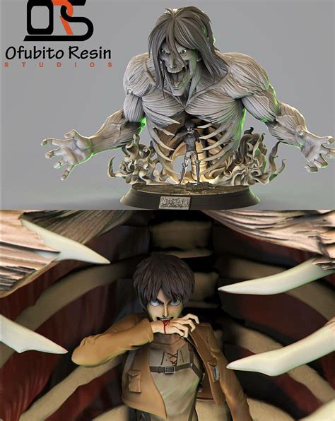 Eren Transforming Into Titan Anime Figures Anime Figurines Anime Toys