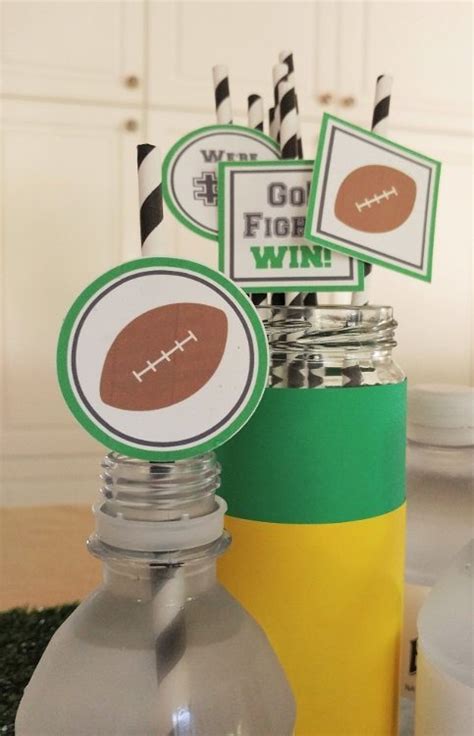 Free Football Party Printables Diy Inspired