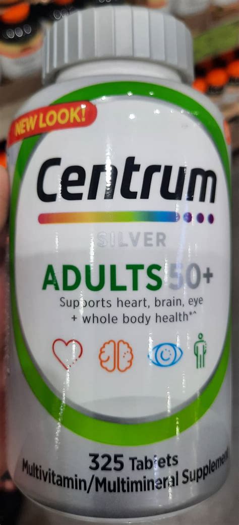 Centrum Silver Adults 50 Multivitamin Multimineral Supplement 325 Tablets Lazada Ph