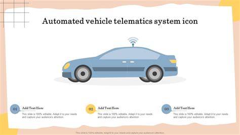 Automated Vehicle Telematics System Icon