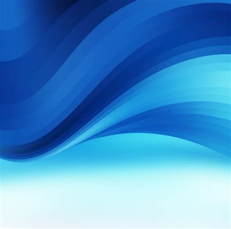 Fundo Azul Abstrato Linhas Suaves Foto Premium