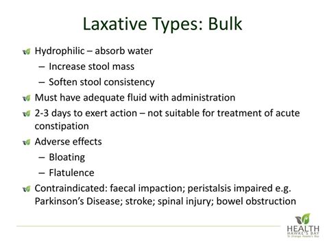 PPT ARRC Medicine Education Series Laxative Use Bowel Management