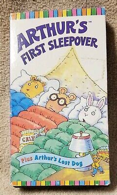 ARTHUR S FIRST SLEEPOVER Vhs Video Tape Arthur Aardvark MARC BROWN 1998