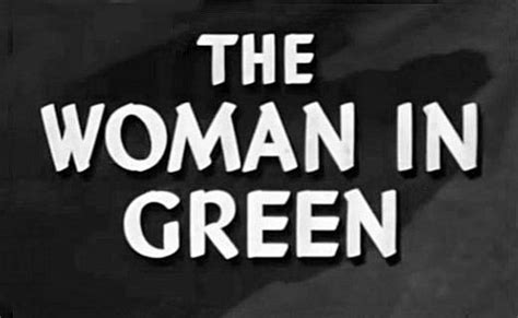 The Woman In Green