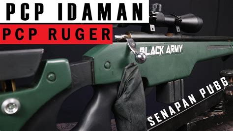 Pcp Terlaris Senapan Angin Pcp Ruger Awm Black Army Review Lengkap