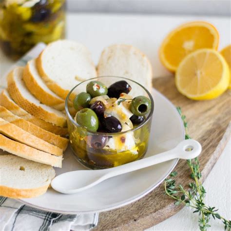 Citrus Marinated Feta And Olives Sarcastic Cooking