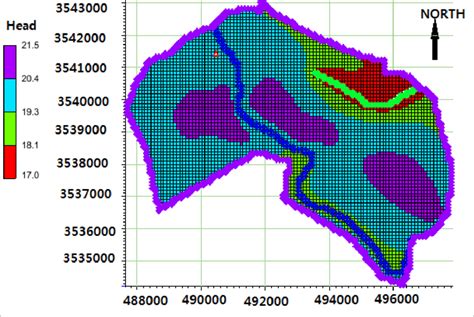 Distribution Of Shallow Groundwater Levels Within The Investigation