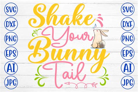 Shake Your Bunny Tail Svg Graphic By Graphicbd Creative Fabrica