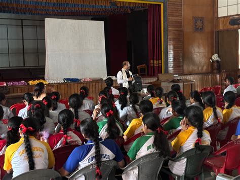 nlu tripura conducts  school connect programme  don bosco school