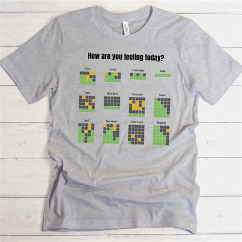 Wordle Tee, How Are You Feeling Today? Wordle Lover, Wordl Gift, Mom