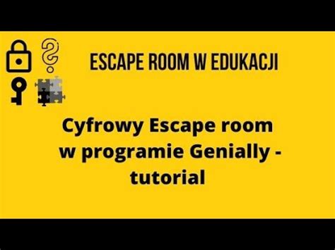 Escape Room W Genially Tutorial YouTube