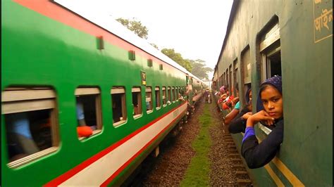 Rajshahi Express Train Meet Padma Express Intercity Train Local