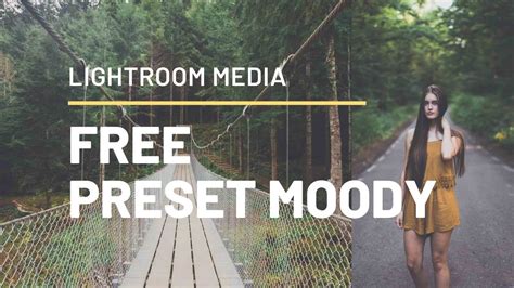 Free Moody Preset Lightroom Moody Lightroom Mobil Lightroom Photo