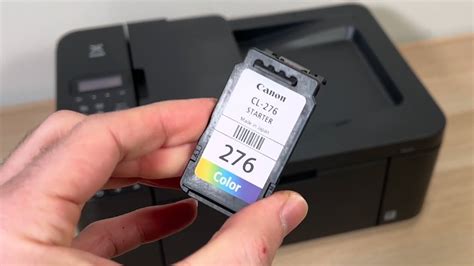 How To Install Canon Color Ink Cartridge In A Printer Youtube