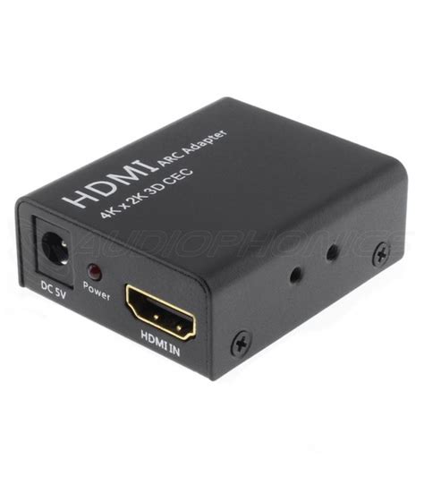 Extracteur HDMI Vers HDMI ARC Optique 4K CEC 3D Audiophonics