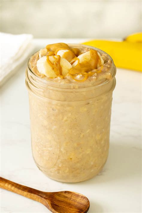 Banana And Peanut Butter Overnight Oats