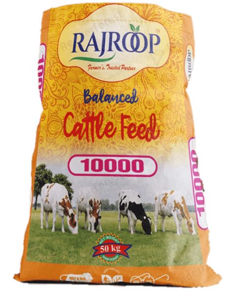 Powder Rajroop 10000 Cattle Feed Packaging Type PP Bag Packaging