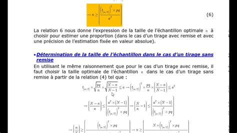 Echantillonnage et estimation deuxième partie méthode d estimation