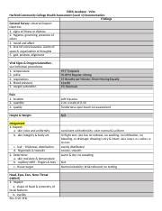 Health Assessment Form Edith Jacobson Docx Edith Jacobson Vsim