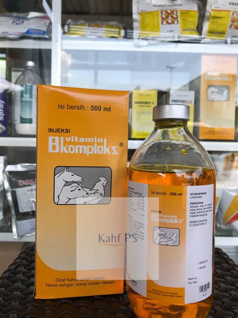 Vitamin B Kompleks Injeksi 500 Ml Medion Unggas Kuda Sapi Babi Lazada