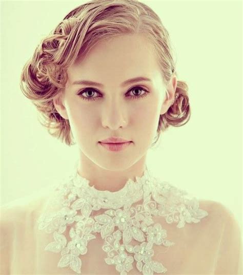 12 Glamorous Wedding Updo Hairstyles For Short Hair Pretty Designs