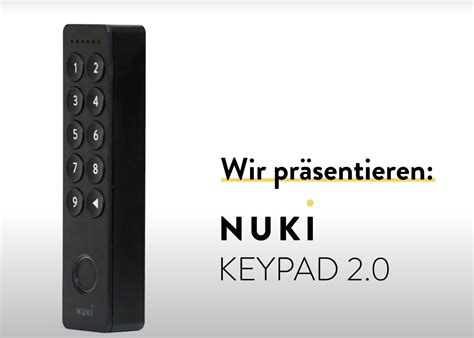 Nuki Keypad 2 0 Vorgestellt Jetzt Mit Fingerabdruck Scanner Smartebude