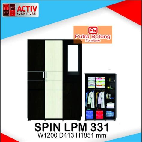 Jual Lemari Pakaian Activ Spin Lp Jogja Di Lapak Putra Beteng Mebel