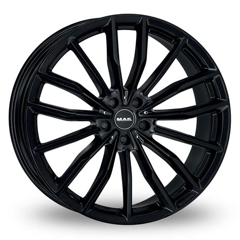 MAK Rapp Gloss Black 21 Wider Rear Alloy Wheels Wheelbase