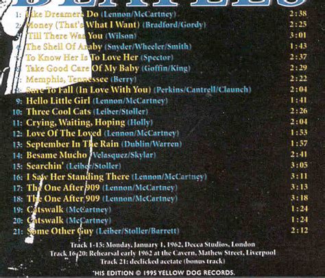 Beatles Cd The Original Decca Tapes