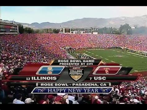 2008 Rose Bowl 6 USC Vs 13 Illinois No Huddle YouTube