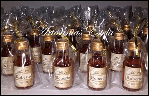 Souvenir Botellitas De Licor Vino O Whisky Personalizadas Artesanias