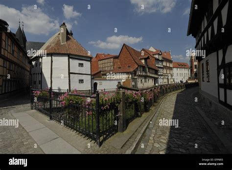 Quedlinburg Old Town Stock Photo - Alamy