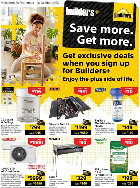 Builders Warehouse Catalogue 2022 09 20 2022 10 10 Page 7 Yulak