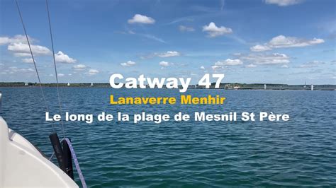 Lanaverre Menhir Le Long De La Plage De Mesnil Saint P Re Youtube